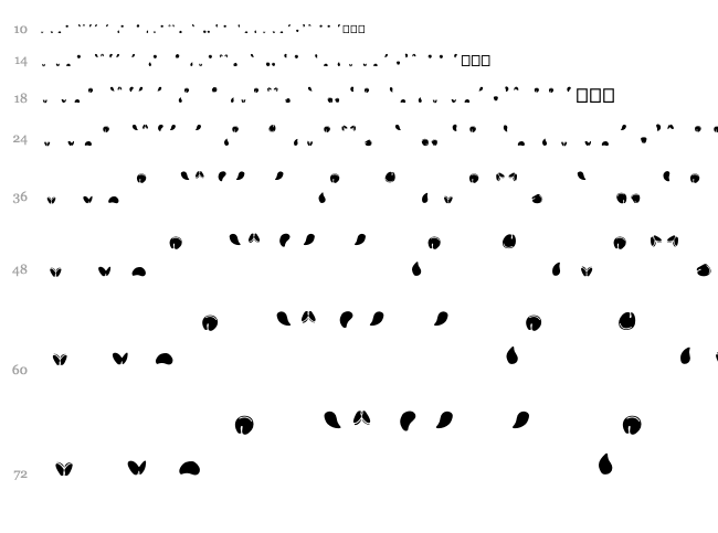 Semi font waterfall